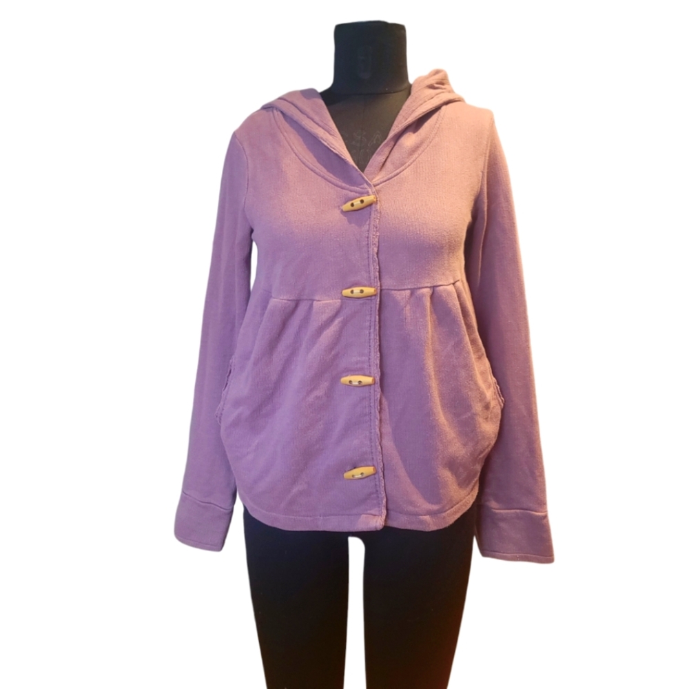 Vintage dusty pink textured sweatshirt